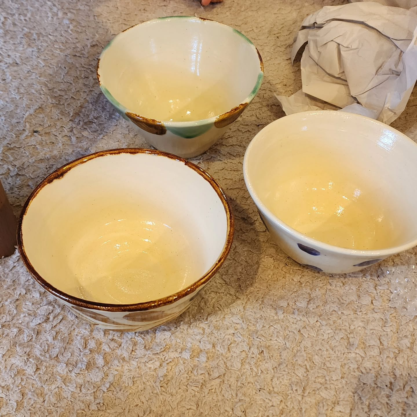 夏の家族旅行で天羽から近くの体験工房で丼🍜作ったのが、忘れた...